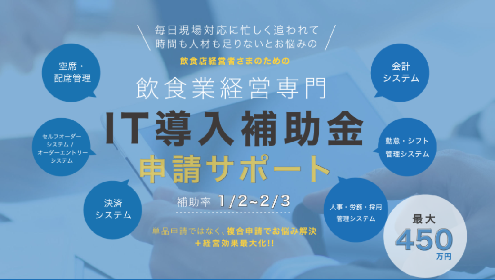 IT導入補助金申請サポートサービスを開始します