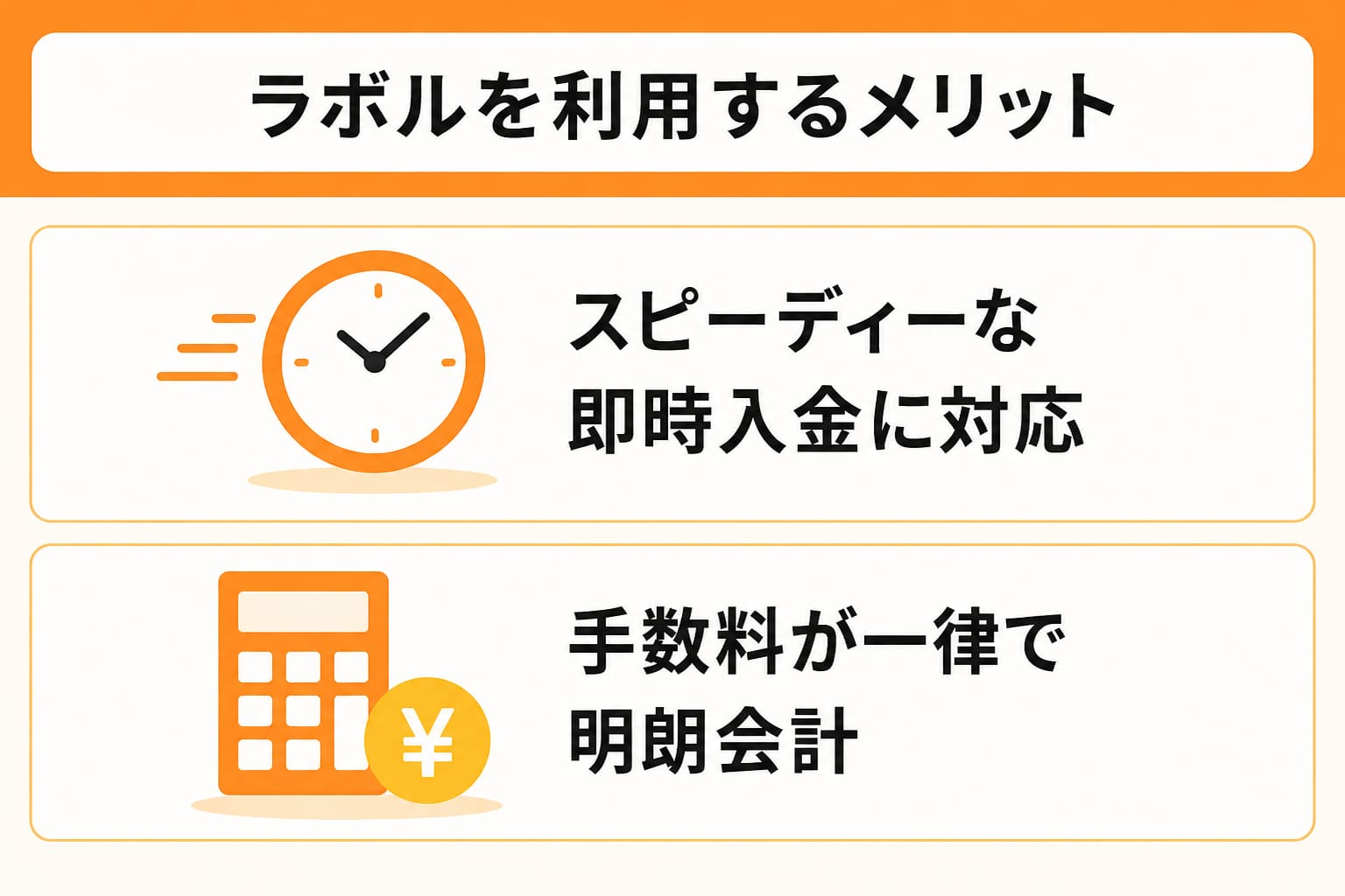 ラボルの利用するメリット