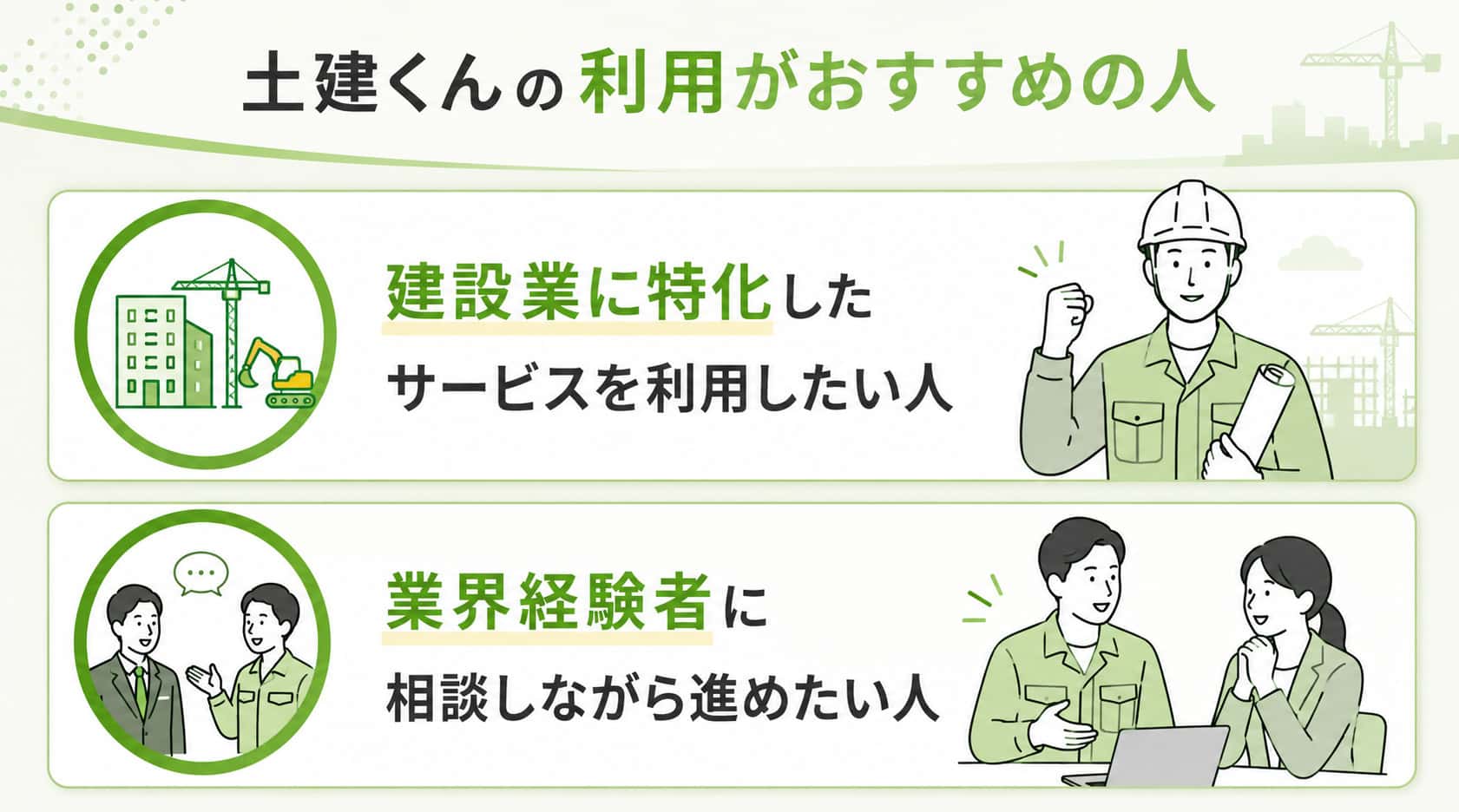 注文書ファクタリングで土建くんの利用がおすすめの人