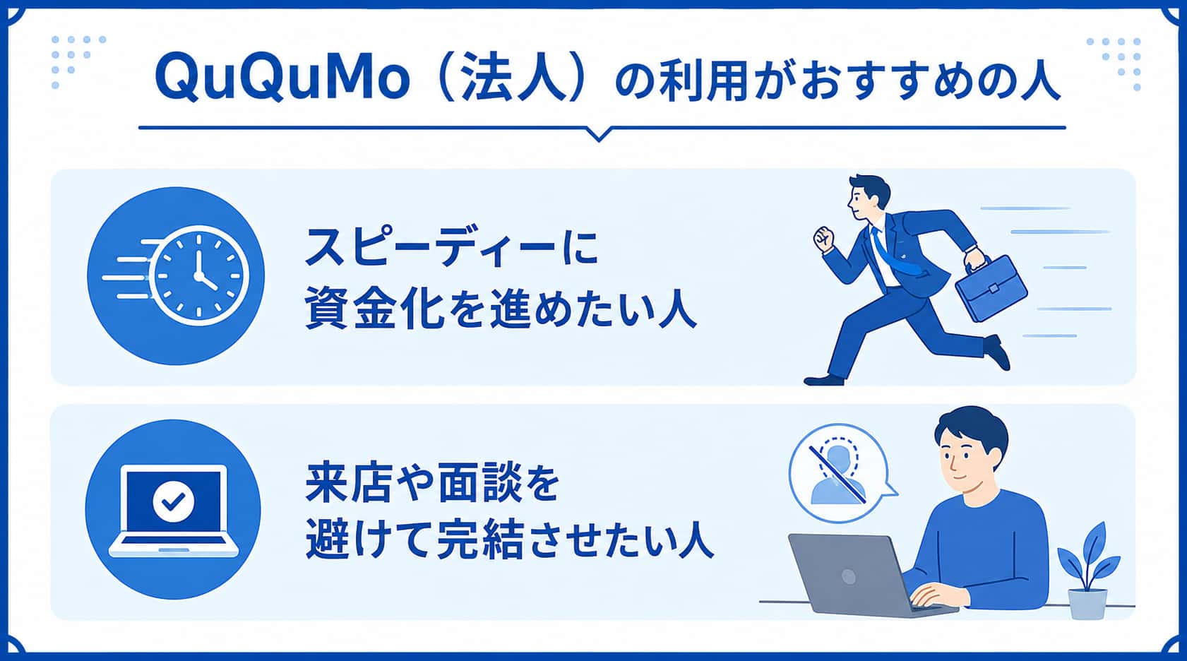 運送業ファクタリングにおけるQuQuMoの利用がおすすめの人