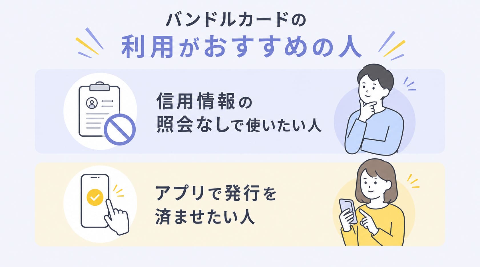 後払い対応のバーチャルカードのバンドルカードの利用がおすすめの人